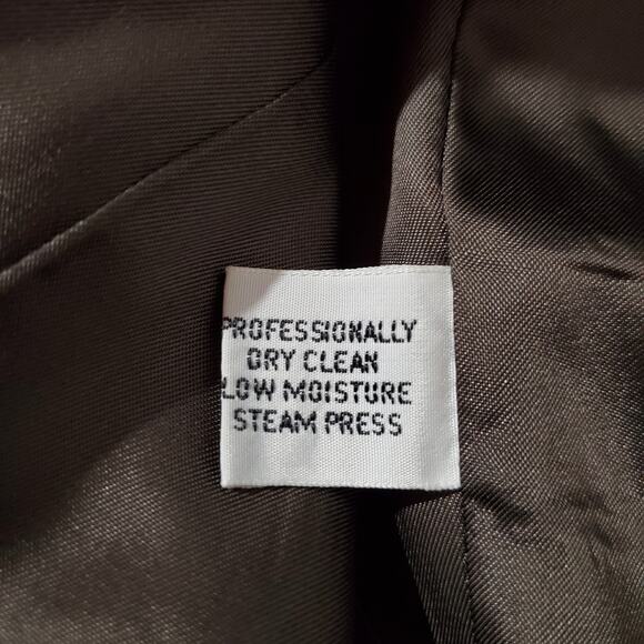 Jones New York Vintage 100% Wool Plaid Schoolboy Blazer Jacket Women's Size 8P - Picture 9 of 10